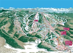 Steamboat Ski Area Trail Map